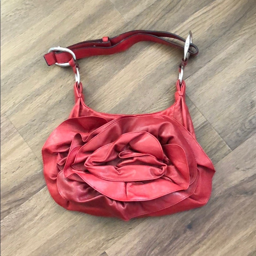 Yves Saint Laurent Nadja Rose Red Bag